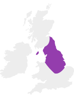 Midlands, UK Map