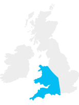 South West Britain Map