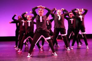 Razzamataz students perform at Her Majesty’s Theatre in London 