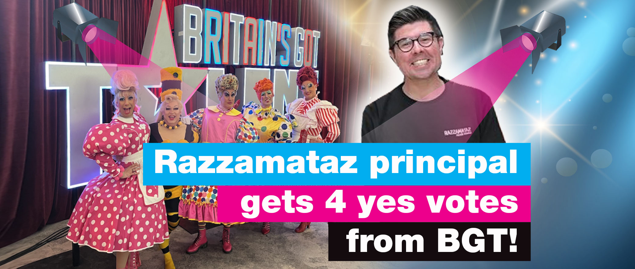 Razz Principal get four yes votes on Britains Got Talent