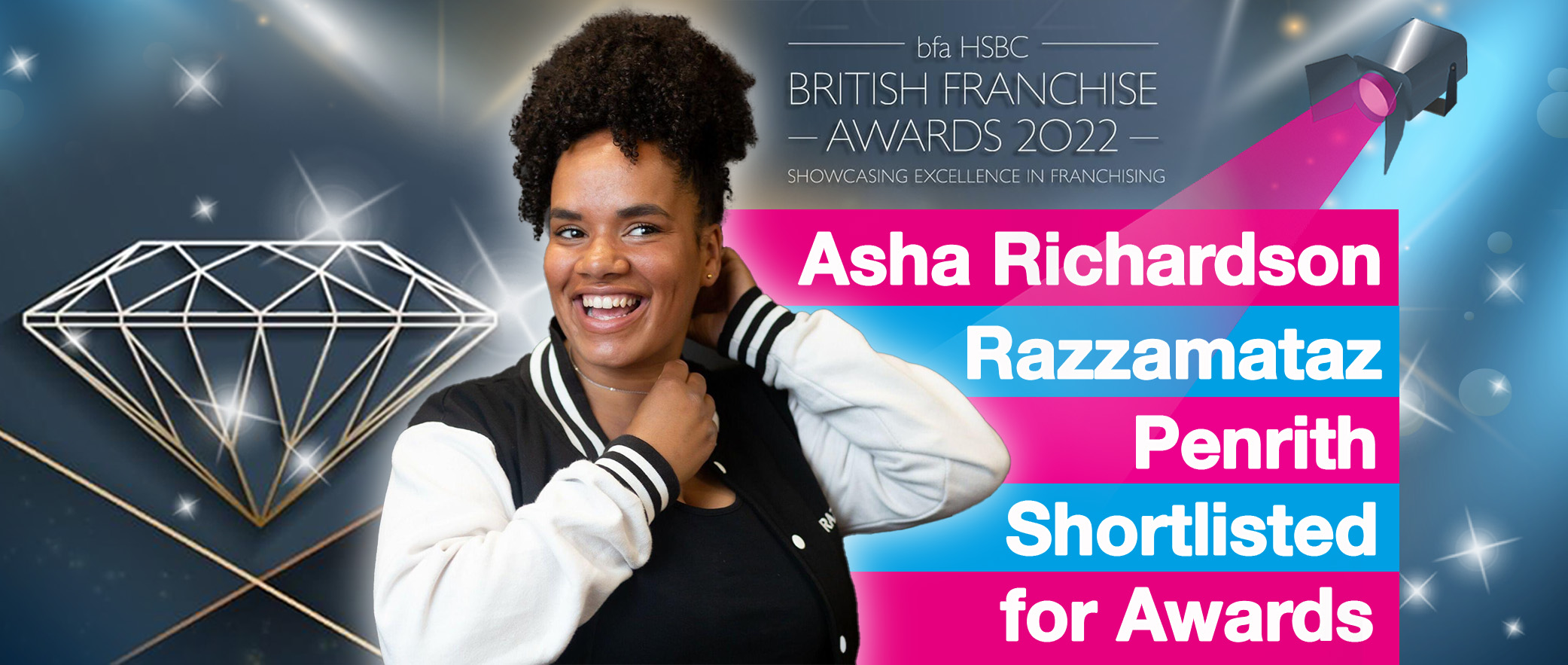 Asha Richardson Razzamataz Penrith Shortlisted for Awards