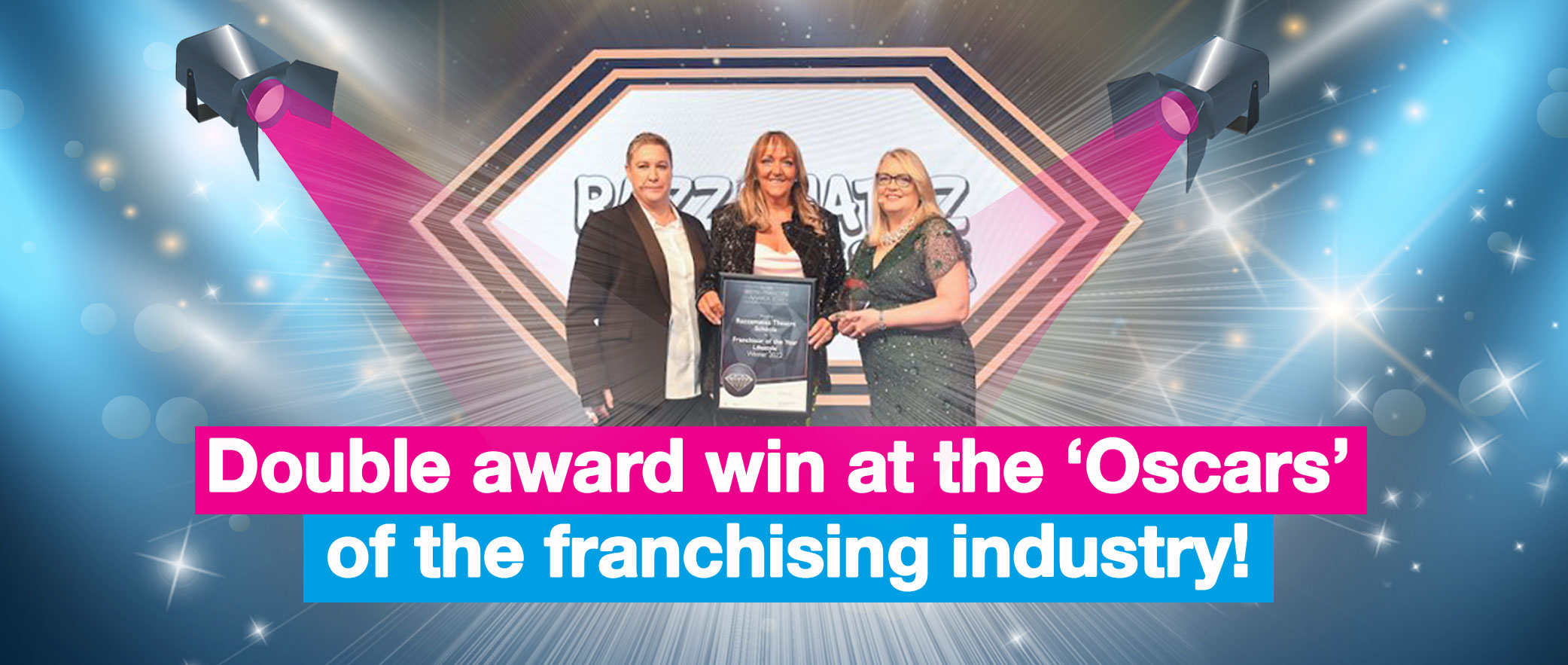 Double award win at the Oscars of the franchising industry!