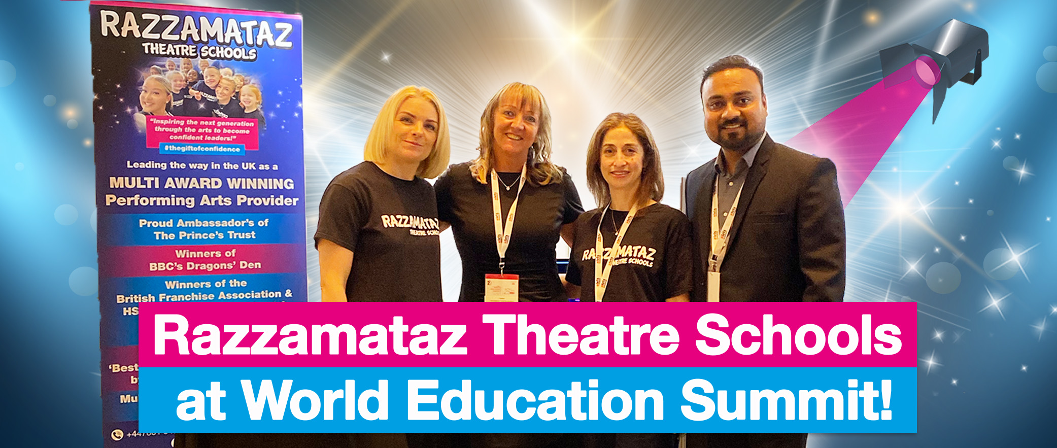 Razzamataz Theatre Schools at World Education Summit!