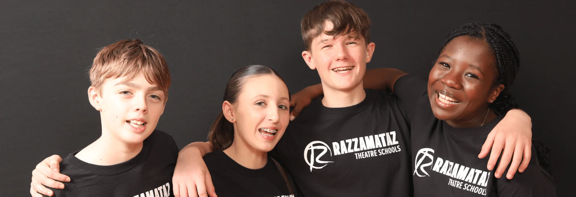Students standing posing for a photograph